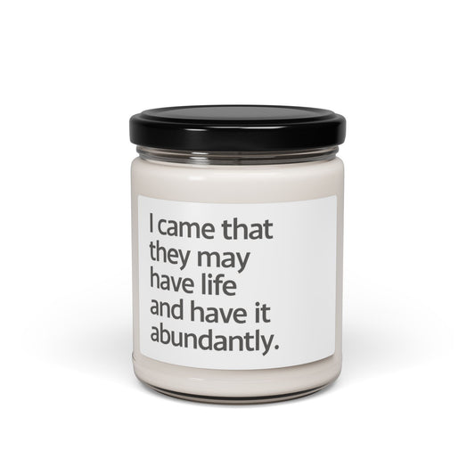 Abundant LIfe Soy Candle