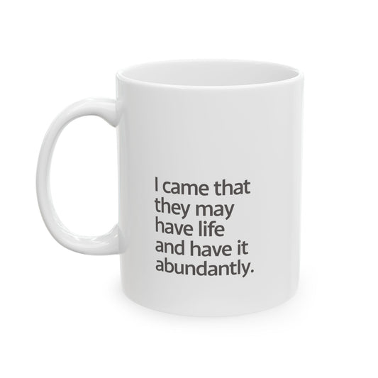 Abundant Life Mug