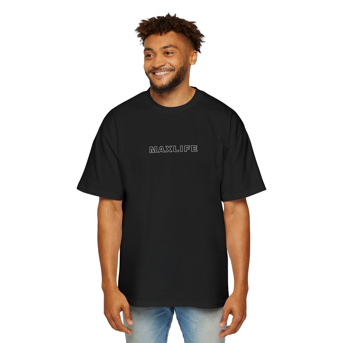 MAXIMUM LIFE Oversized Bold Faith Tee